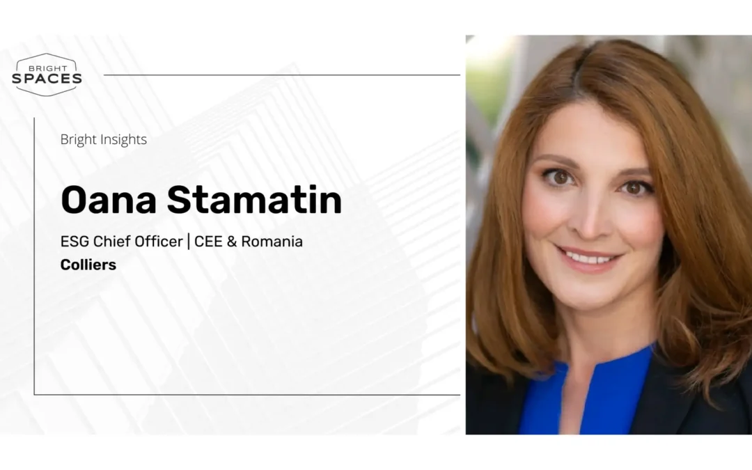 Tenants will be choosing buildings that align with their own ESG targets and commitments, Oana Stamatin ESG Chief Officer | CEE & Romania, Colliers