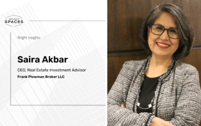 “Public spaces like hotels or building lobbies now have large work tables, spaces and wifi for anyone to work from”, Saira Akbar, CEO Frank Plowman Real Estate Broker LLC
